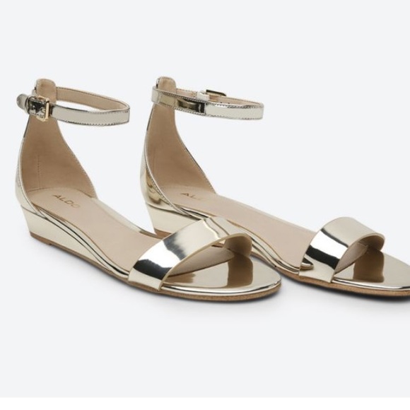 aldo metallic sandals